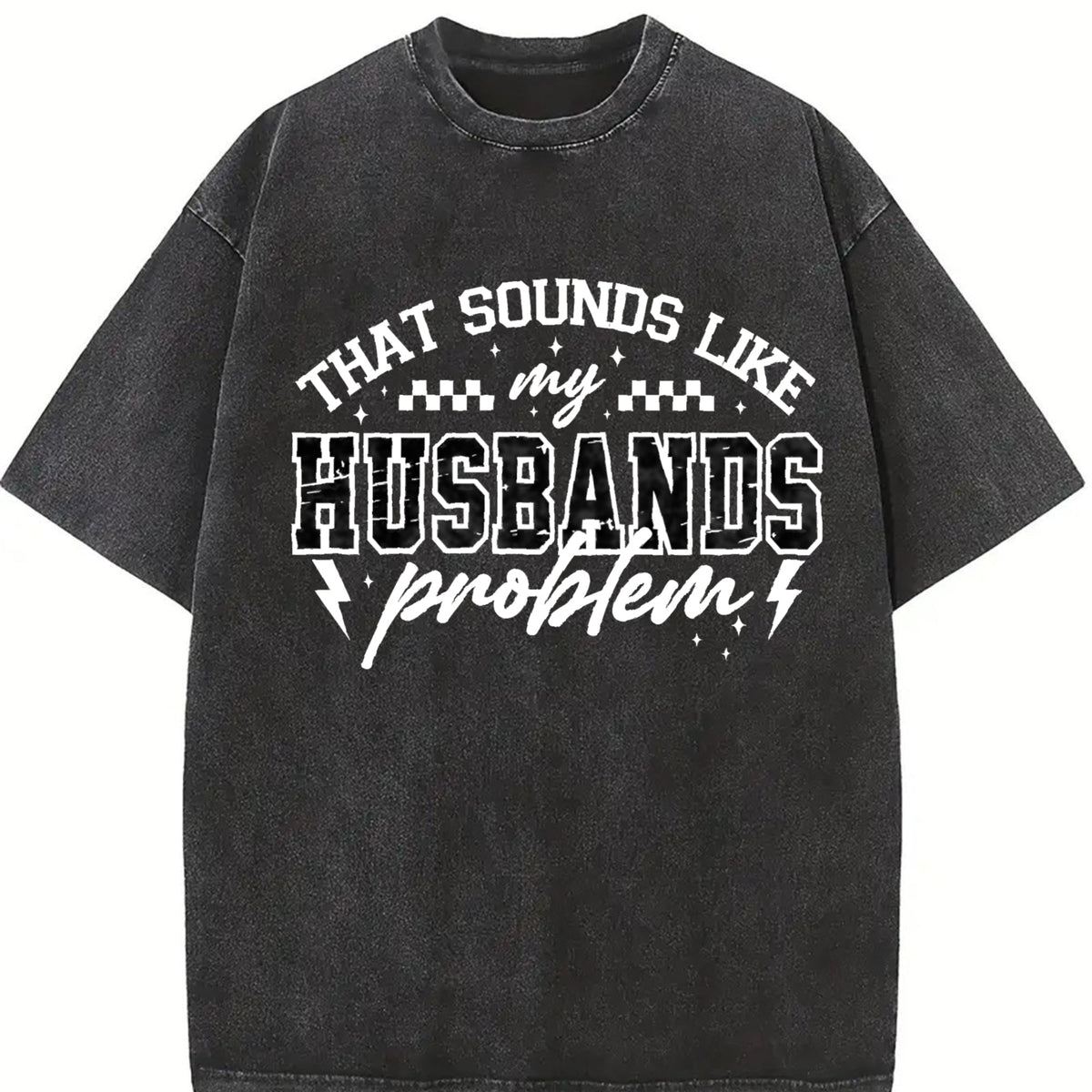 My Husbands Problem Snarky Humor Sarcastic Wife Vintage product image 2