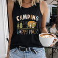 Camping Is My Happy Place Women's Tank Top