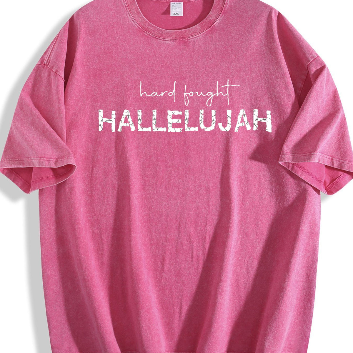 Dark Grey - Short-sleeved With Hallelujah And Hard Paid product image 7