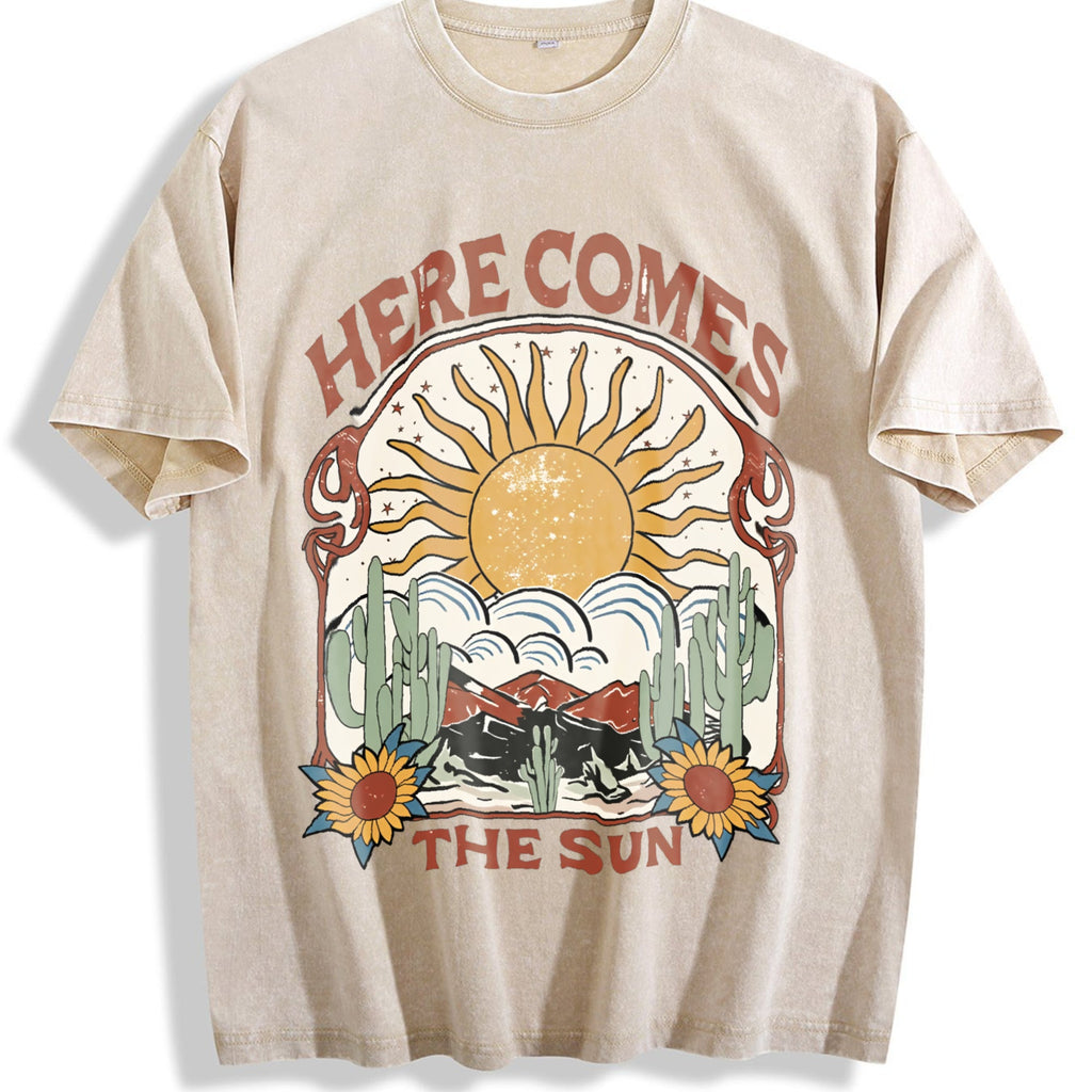 Alphabets Vintage Washed T-Shirt product image 1