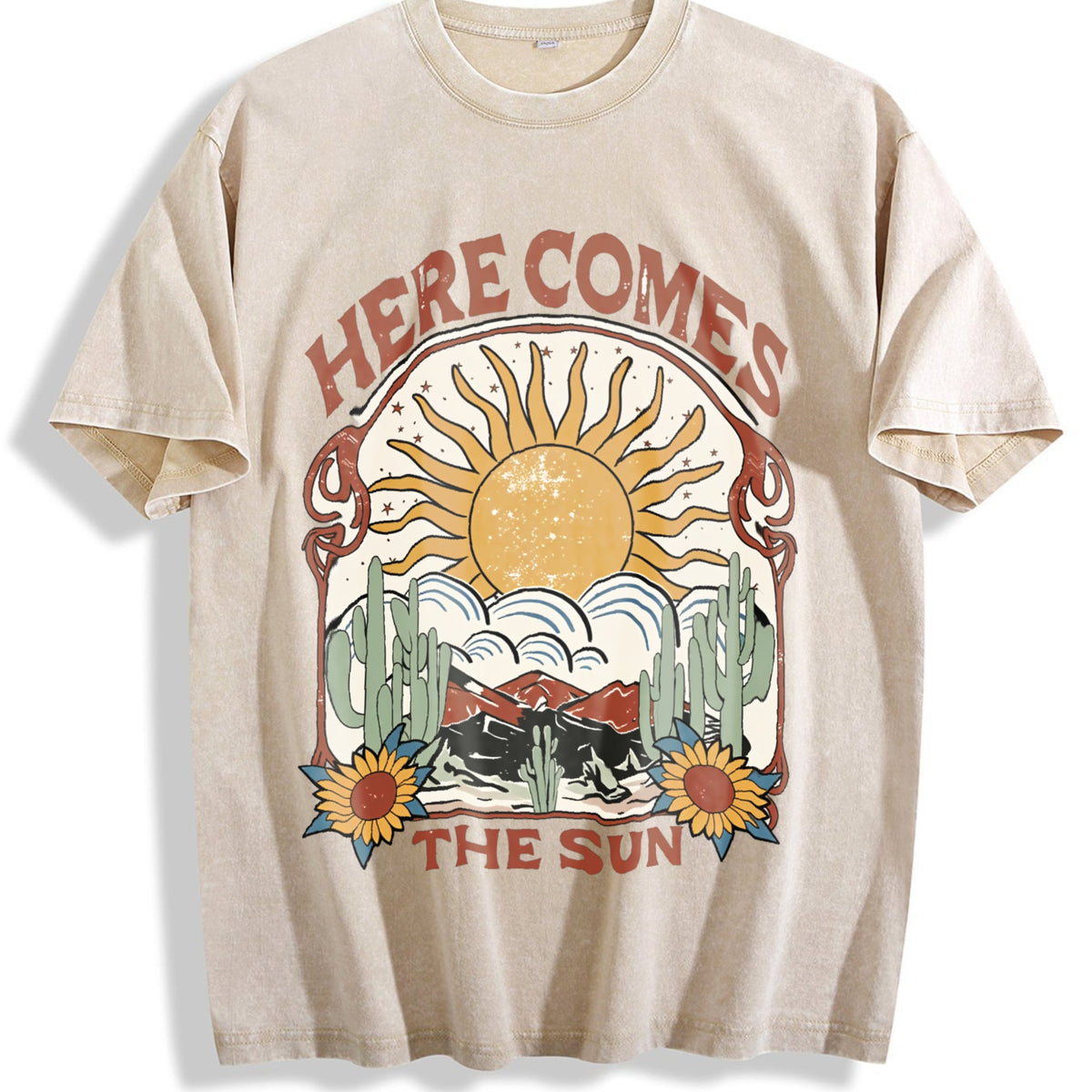 Alphabets Vintage Washed T-Shirt product image 1