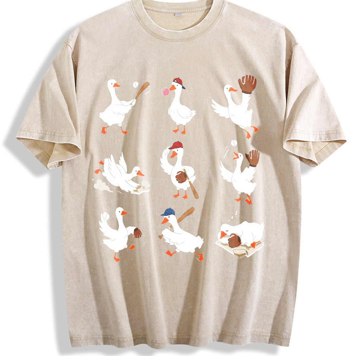 Silly Goose Baseball Vintage Washed T-Shirt product image 1
