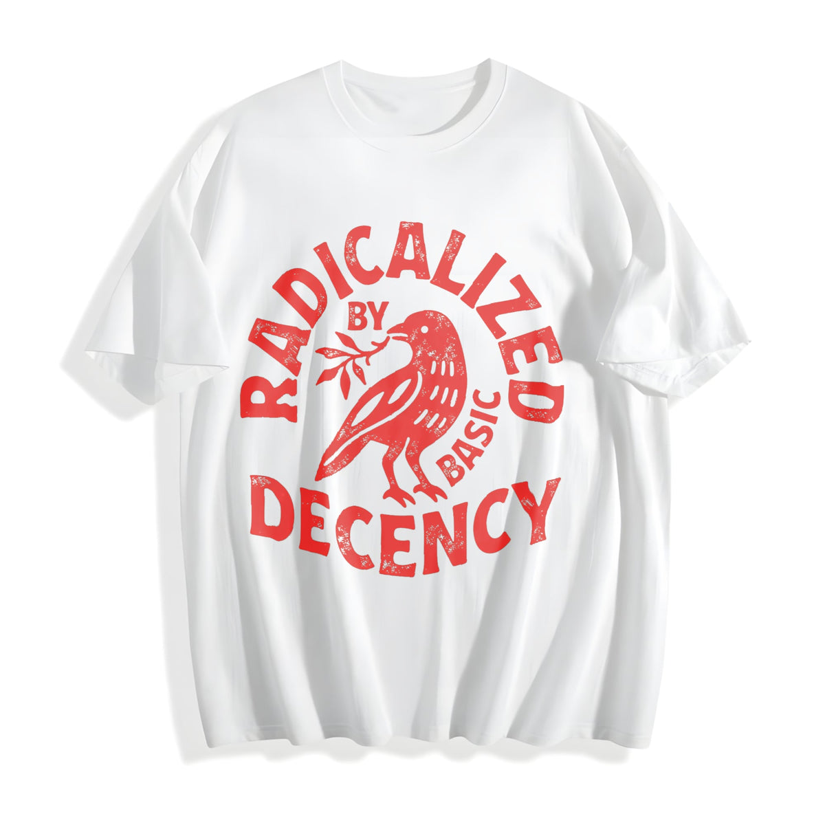Radicalized By Basic Decency Cotton T-Shirt product image 2