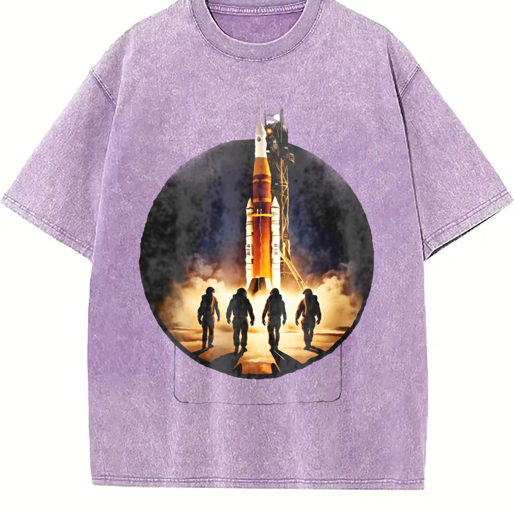 Nasa Artemis Ii Sls Rocket Launch Astronaut Silhouette product image 6