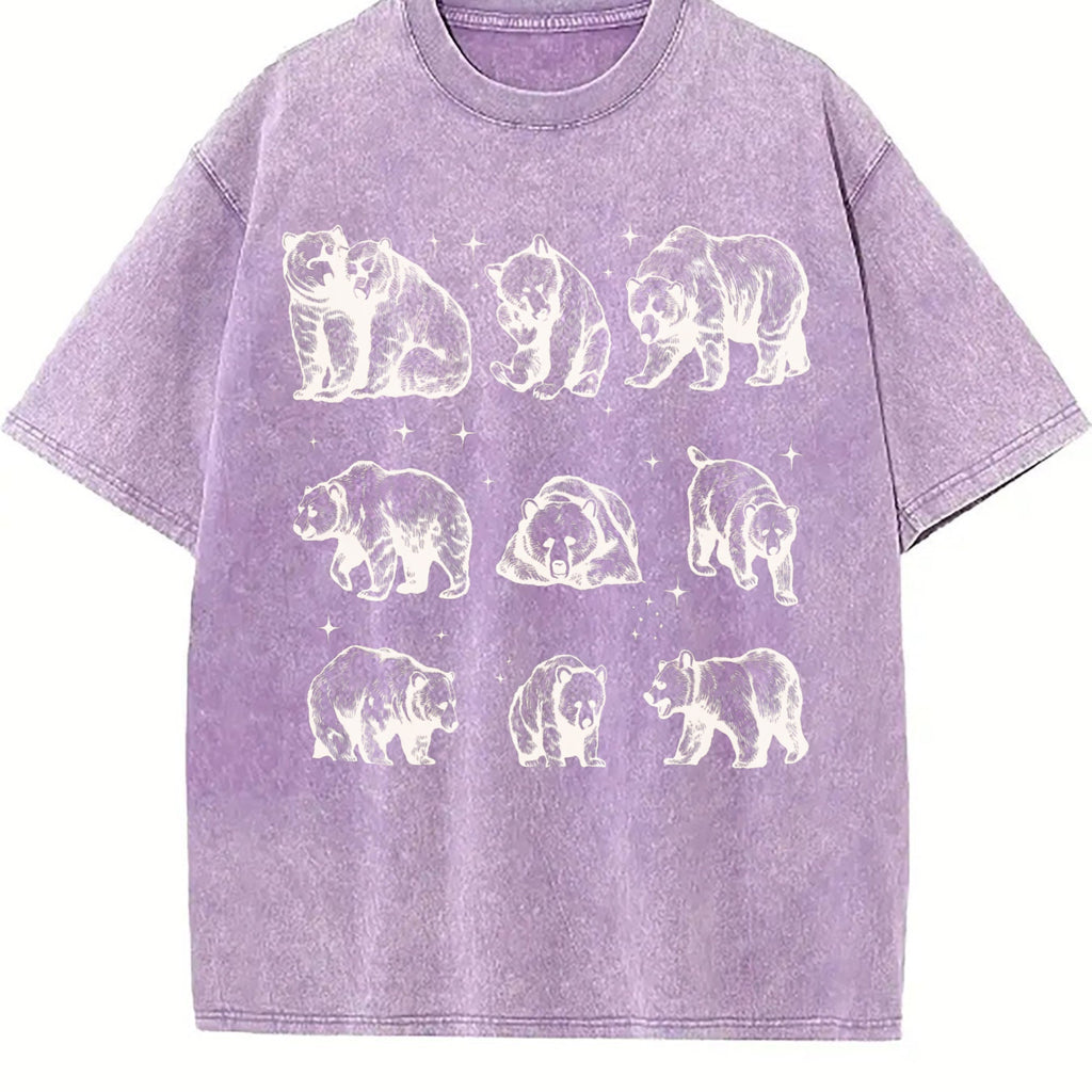 Bears 90s Tattoo Vintage Washed T-Shirt product image 6