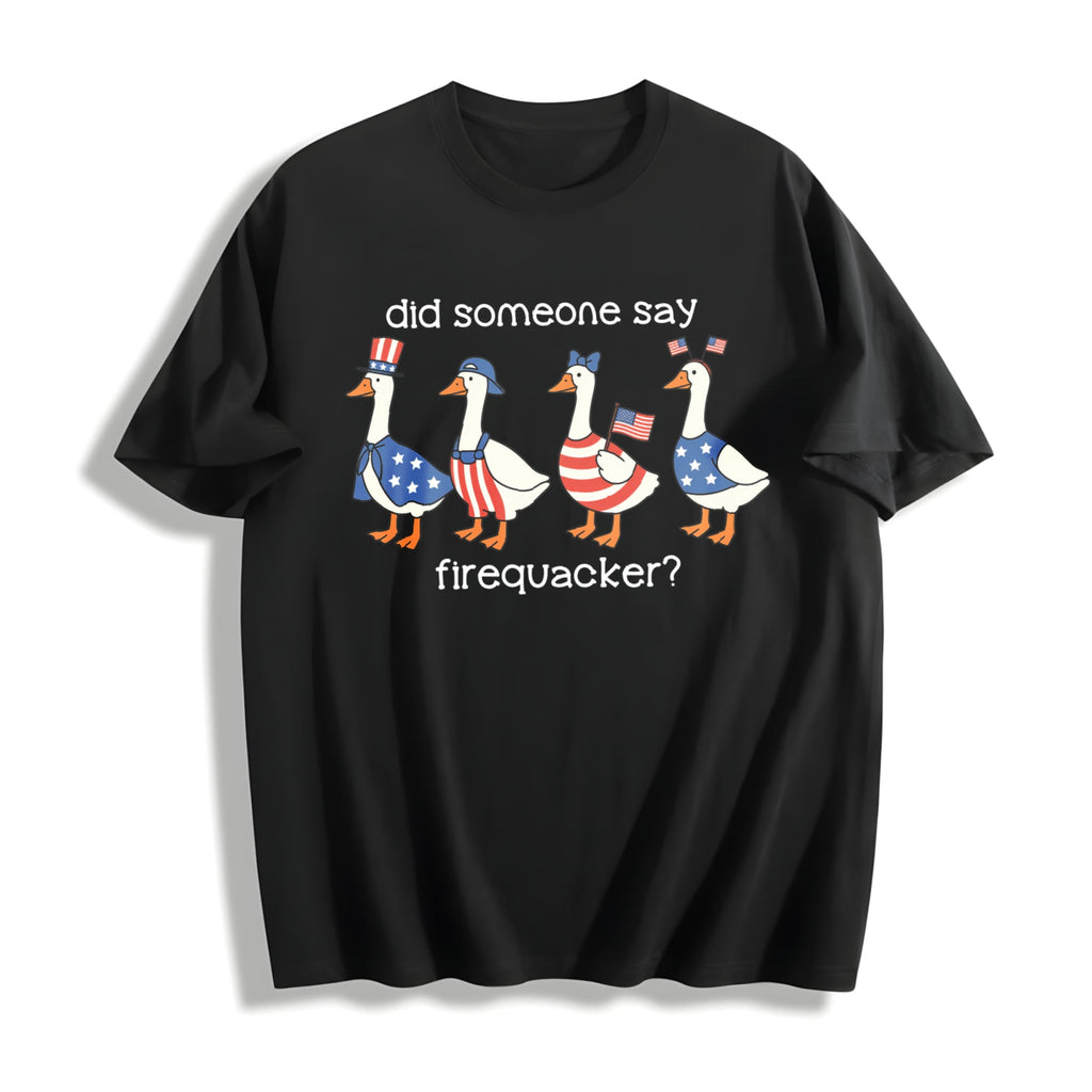 Firequacker Goose Cotton T-Shirt product image 1