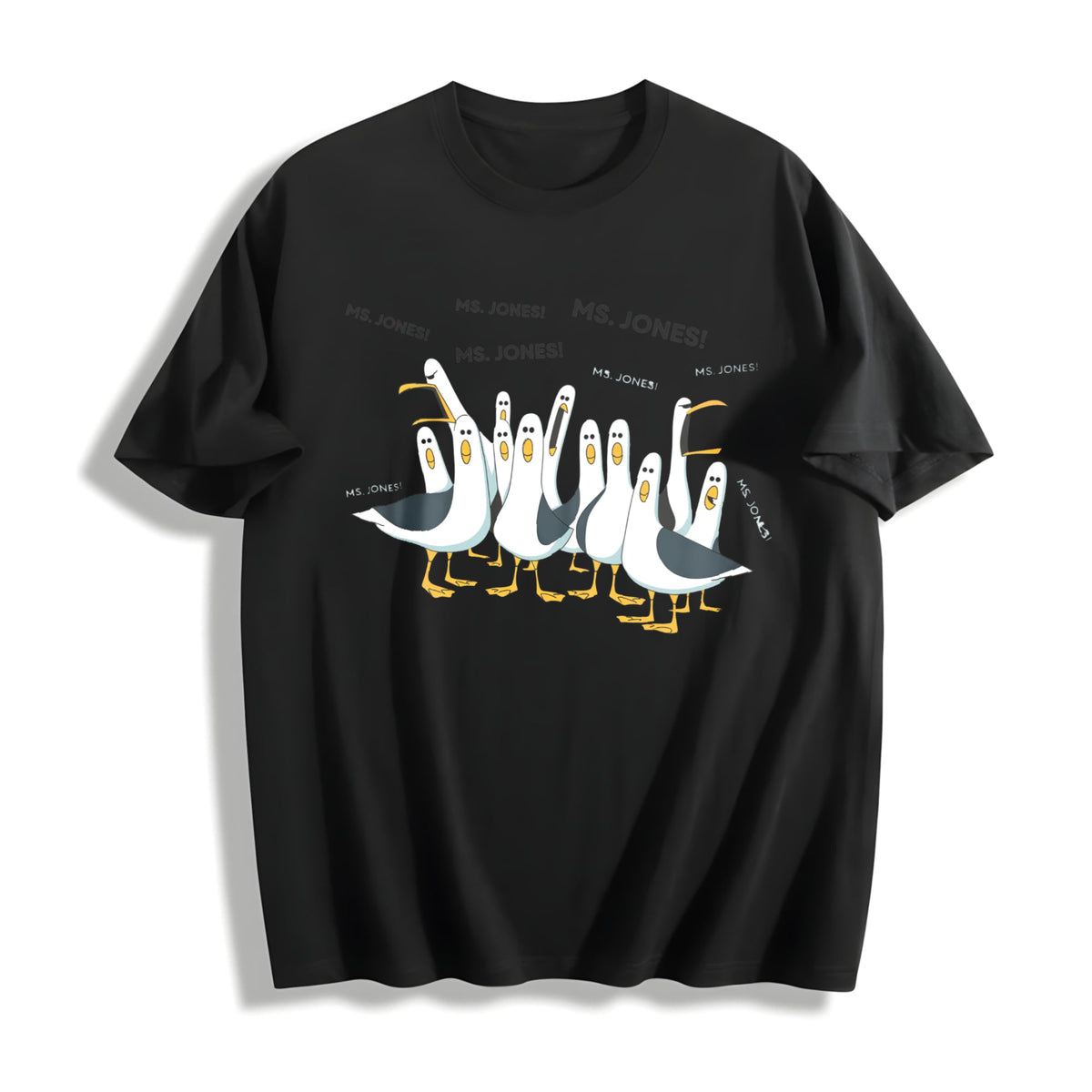 Seagull Teacher Cotton T-Shirt product image 1