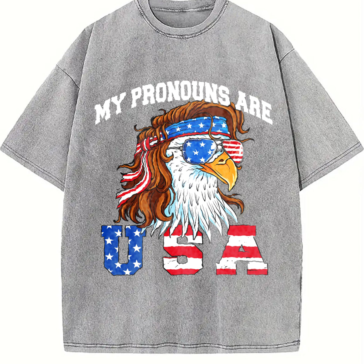 My Pronouns Are USA Eagle American Funny 4th Of July product image 4