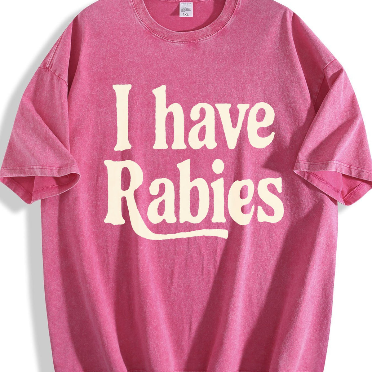 Rabies Theme Vintage Washed T-Shirt product image 5