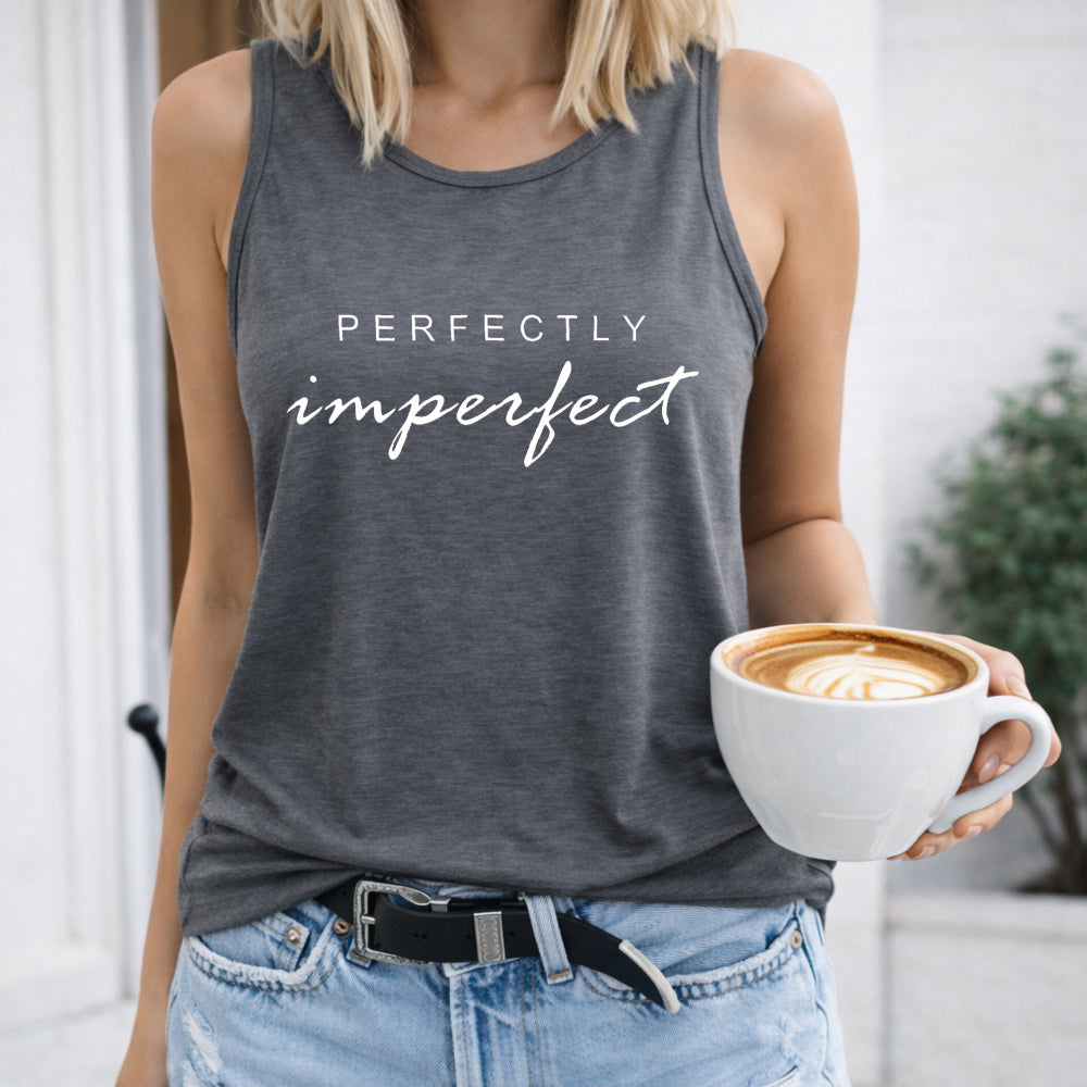 Perfectly Imperfect Letter Women's Tank Top