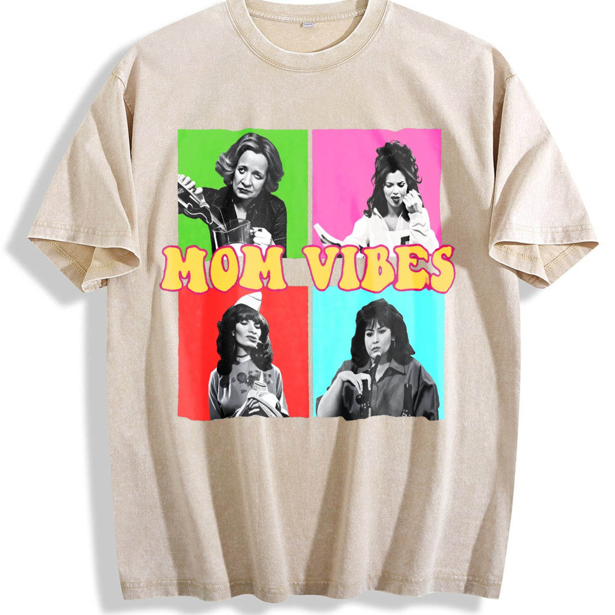 90's Mom Vibes Funny Vintage Washed T-Shirt product image 1
