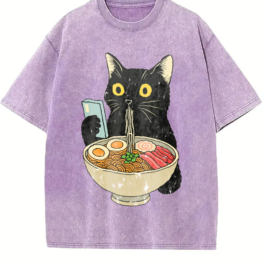 Cat Rahmen Vintage Washed T-Shirt product image 6