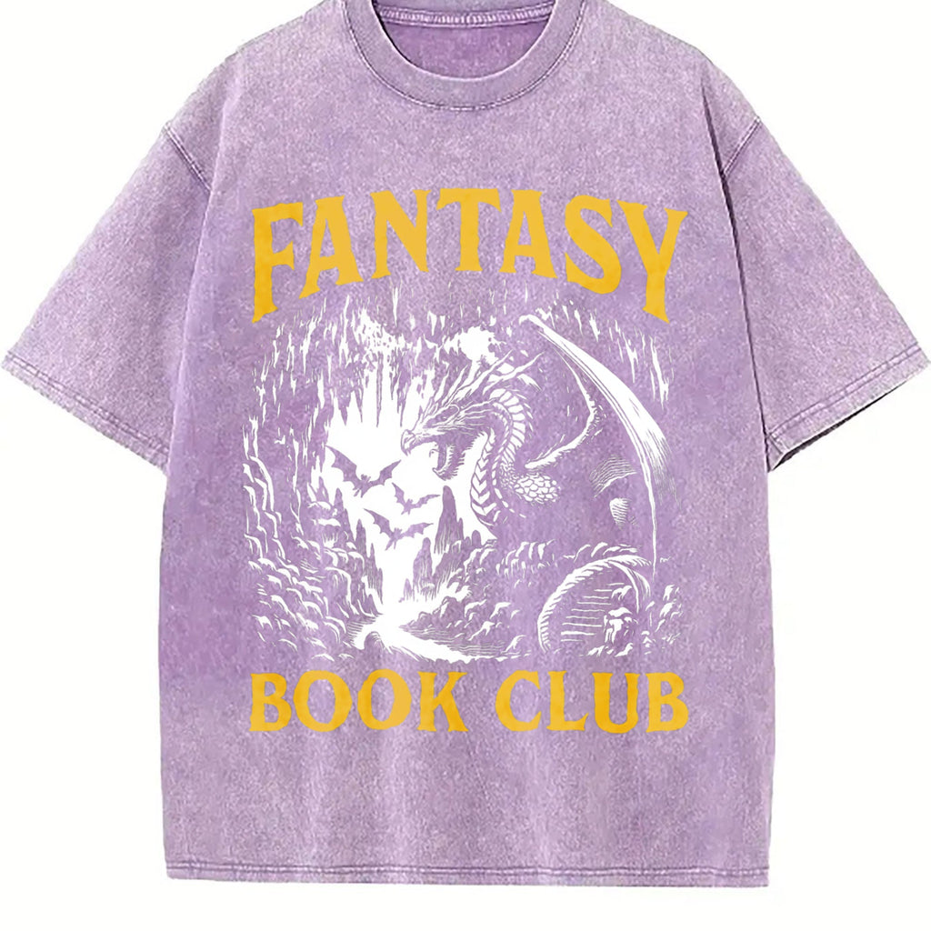 Fantasy Book Club Vintage Washed T-Shirt product image 6