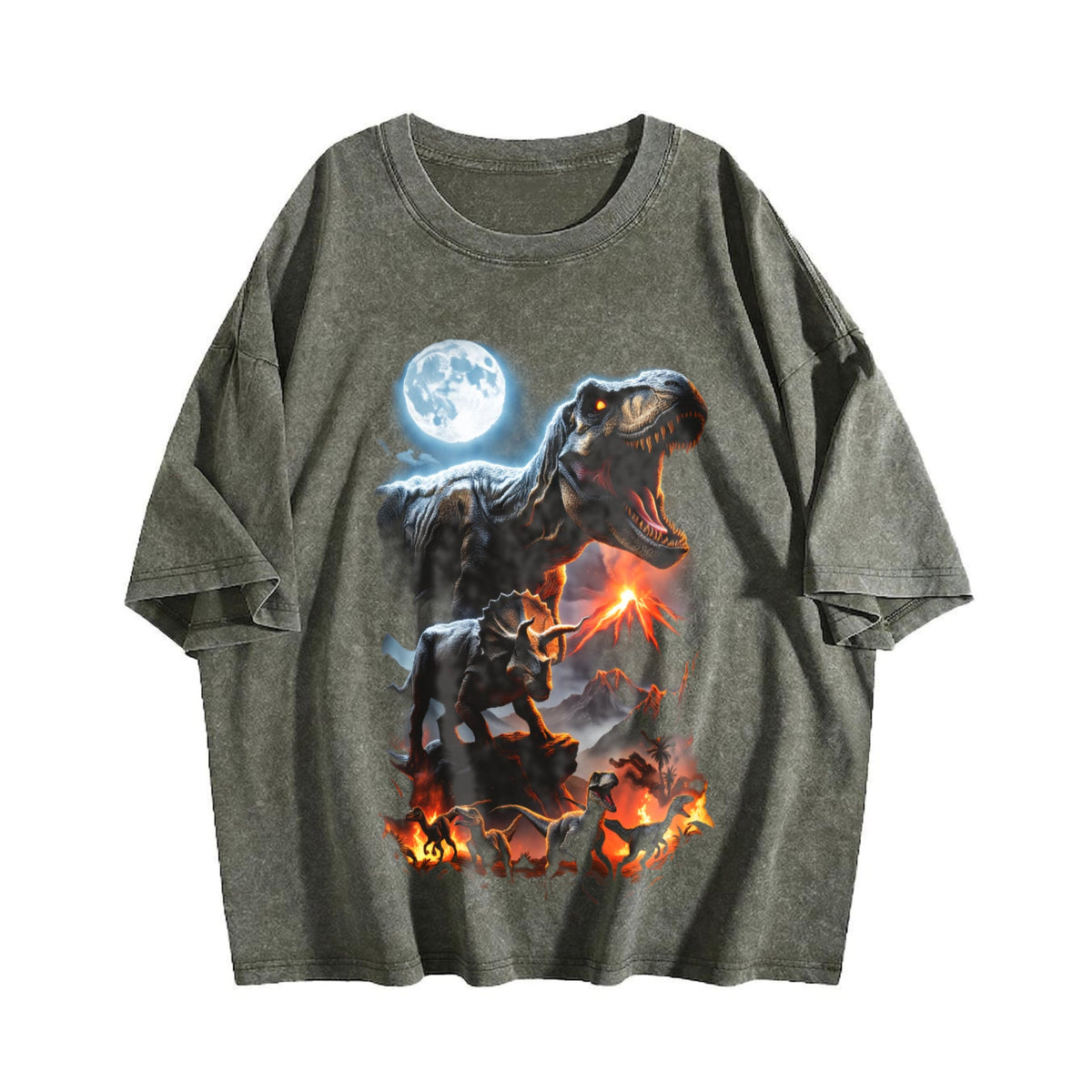 Dinosaur 90s Vintage Washed T-Shirt product image 4
