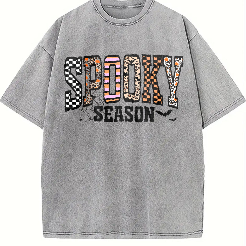 Halloween Spooky Coquette Vintage Washed T-Shirt product image 4