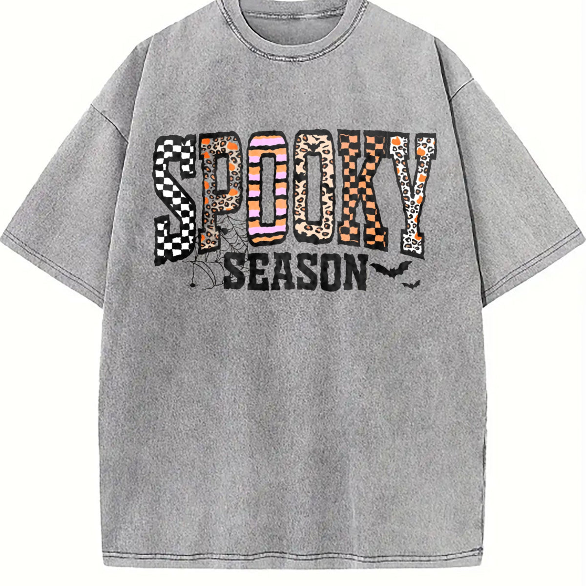 Halloween Spooky Coquette Vintage Washed T-Shirt product image 4