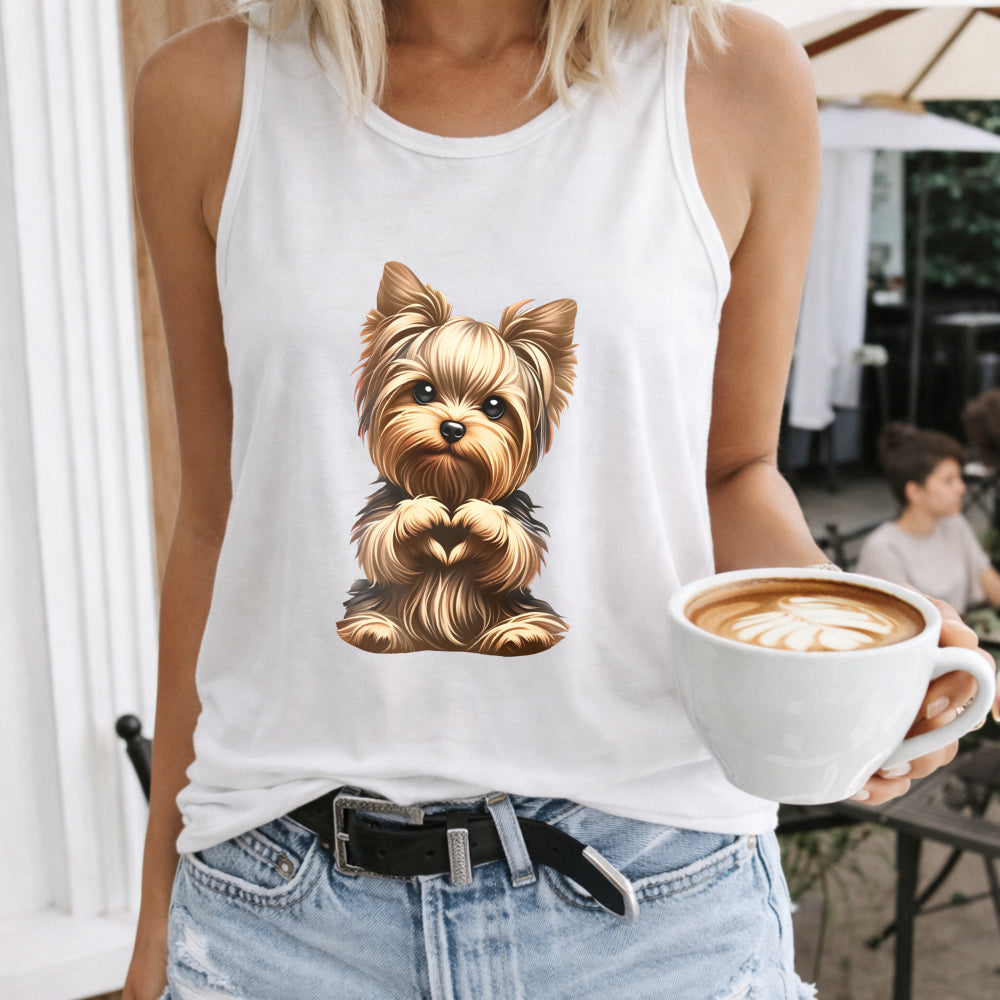 Cute Yorkshire Terrier Women's Tank Top