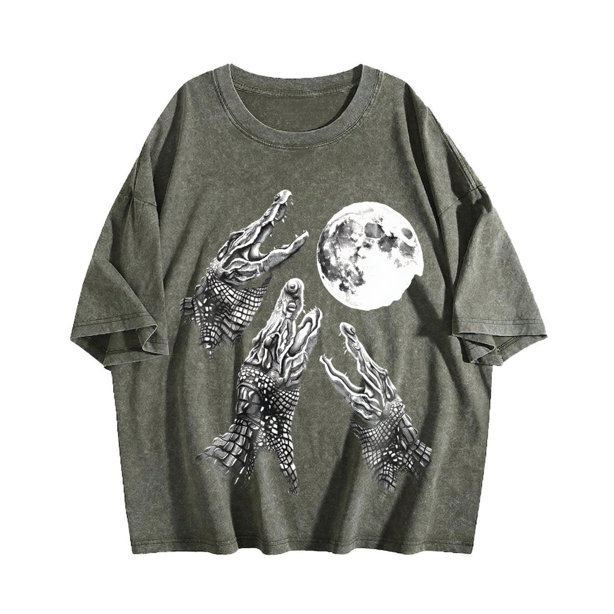 Alligator Moon Vintage Washed T-Shirt product image 4