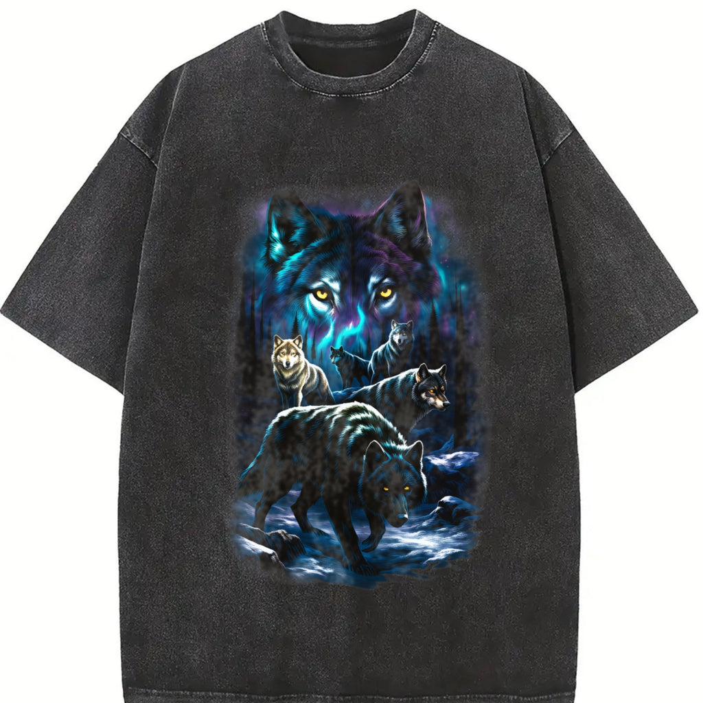 Wolf Pack Classic 90s Vintage Washed T-Shirt product image 2