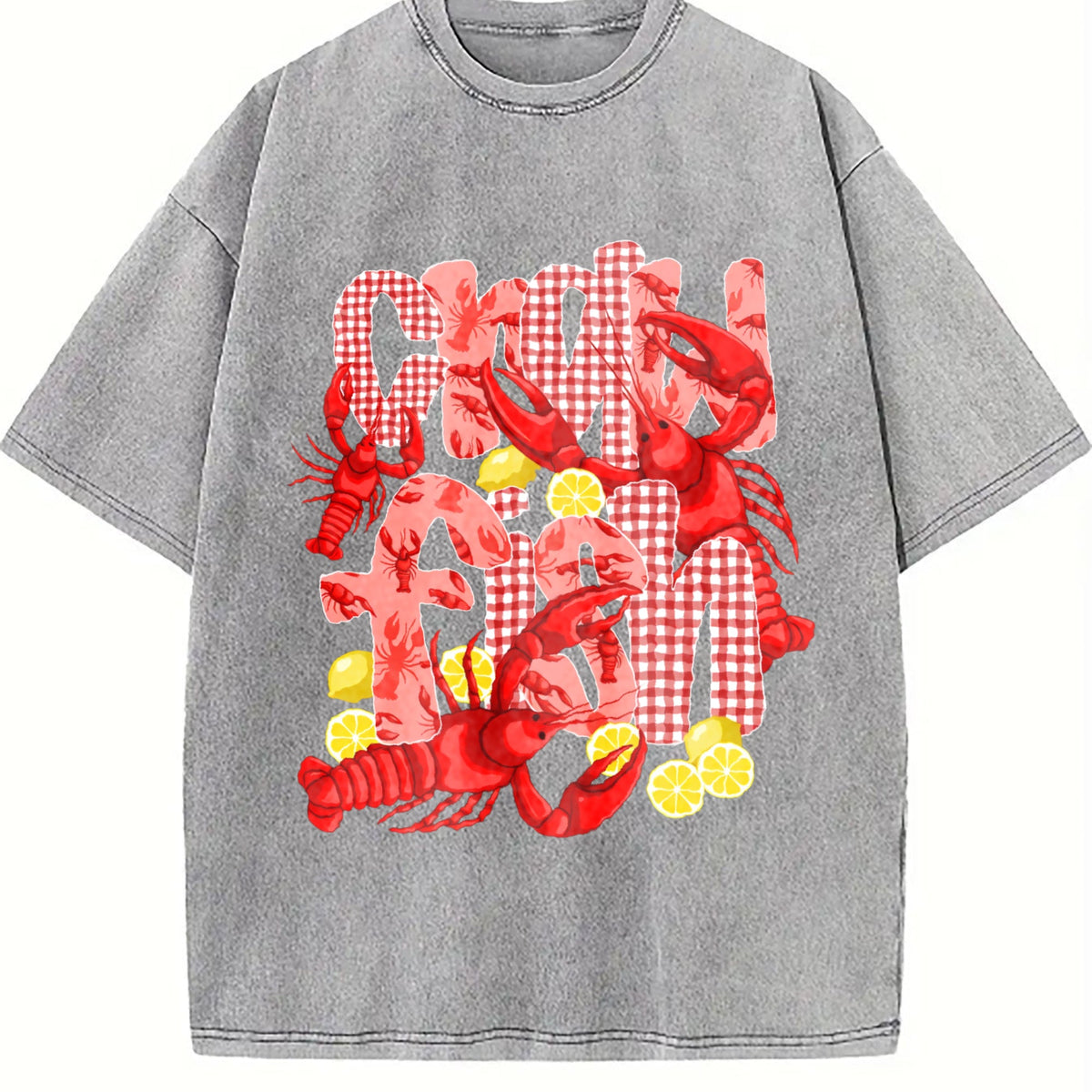 Crawfish Vintage Washed T-Shirt product image 4