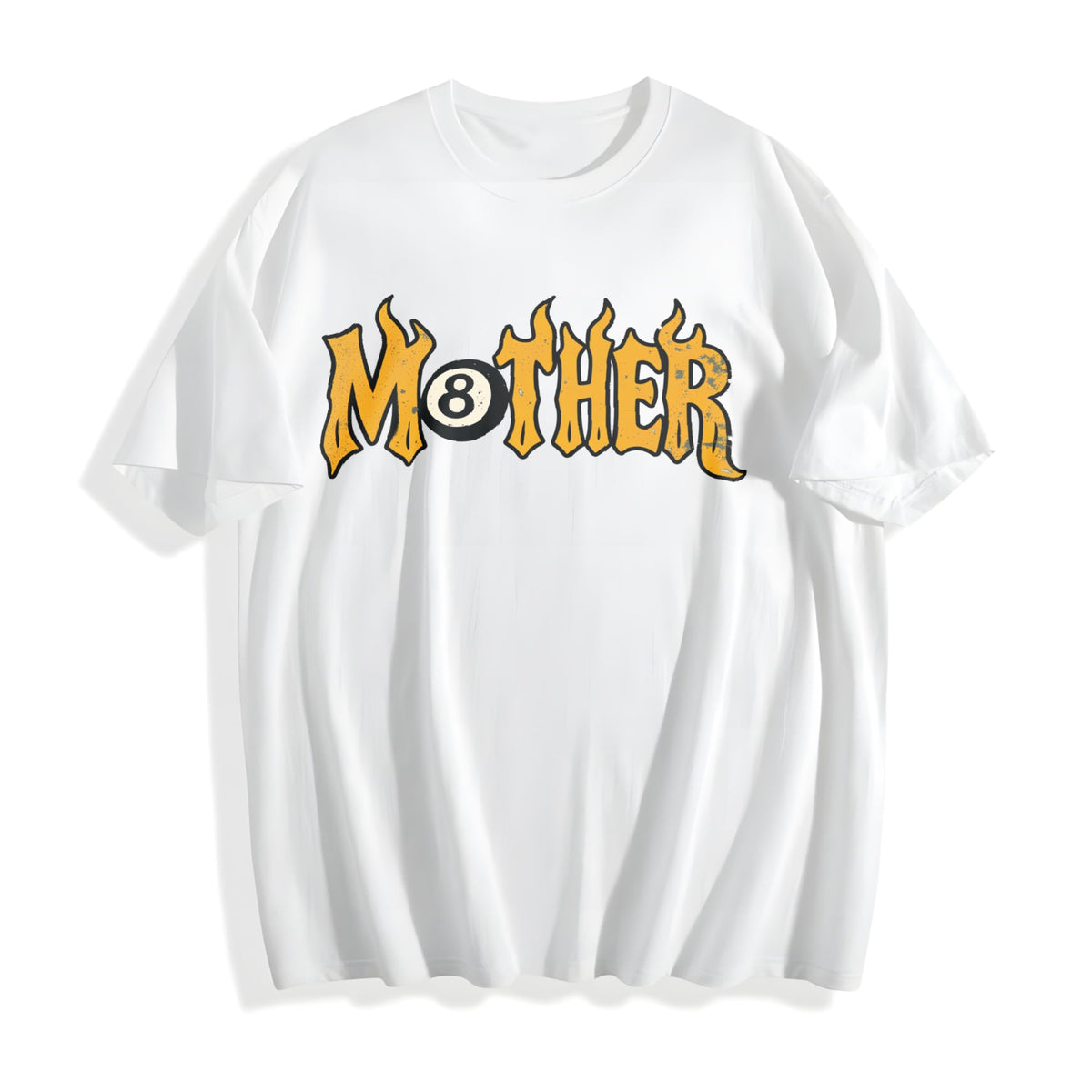 Mother 8 Ball Lucky Mama Flames Rad Mom Birthday Moto product image 2