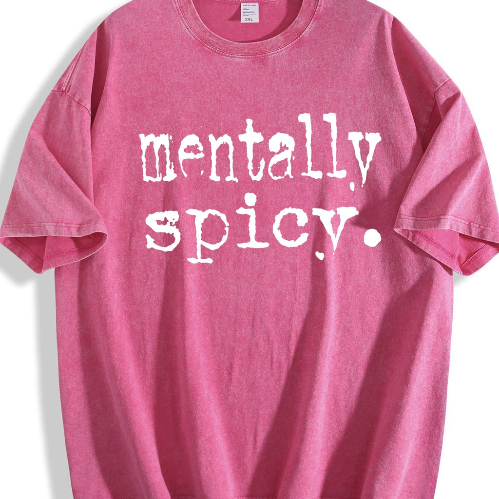 Mentally Spicy Vintage Washed T-Shirt product image 5