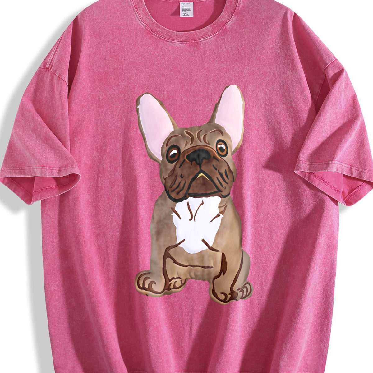 French Bulldog Vintage Washed T-Shirt product image 7
