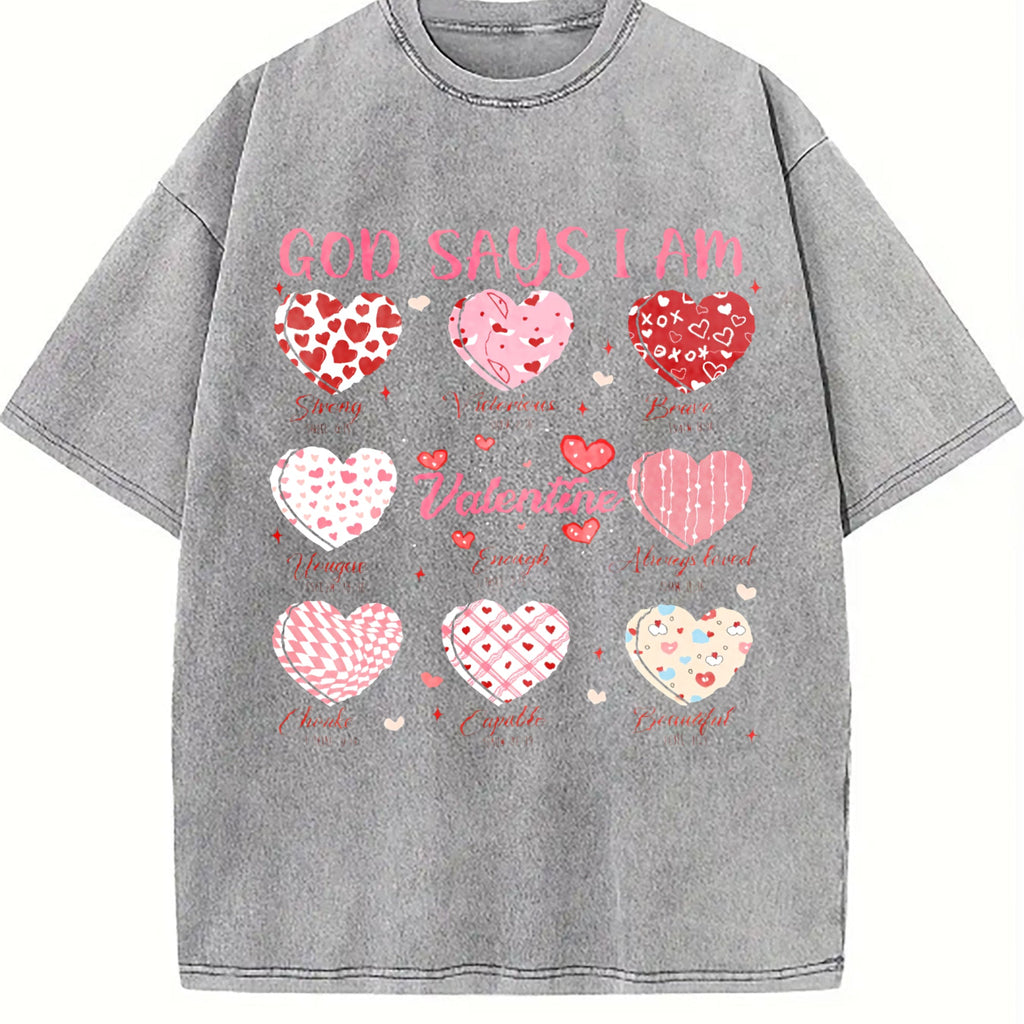 Love Jesus God Vintage Washed T-Shirt product image 4