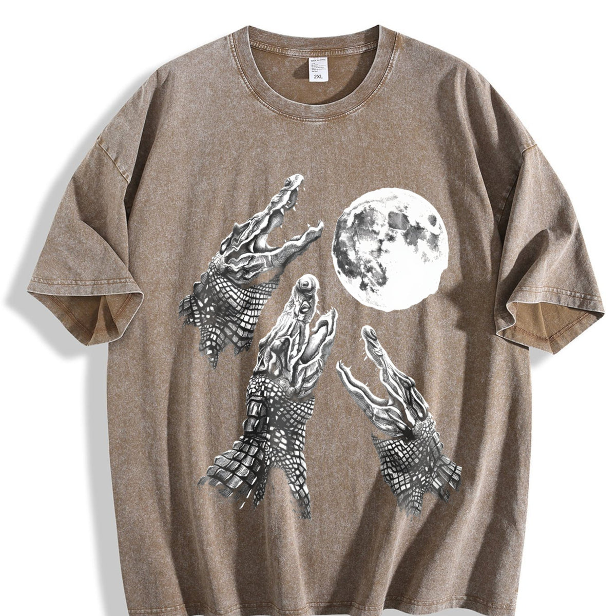 Alligator Moon Vintage Washed T-Shirt product image 3