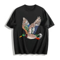 Faux Rhinestone Mallard Duck Flying : Hunting Lover Cotton product image 1