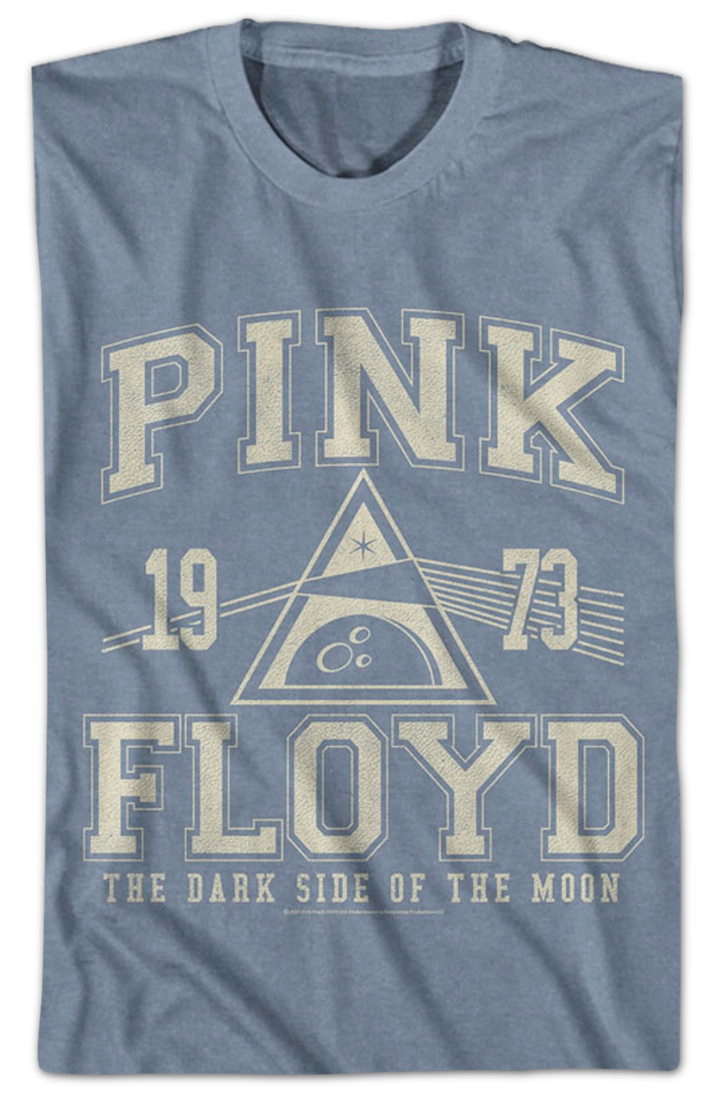 Dark Side of the Moon Athletic 1973 Logo Pink Floyd T-Shirt product image 2