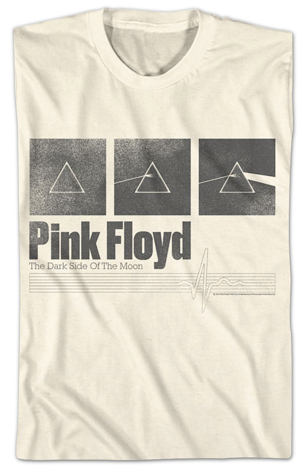 Dark Side of the Moon Prisms Pink Floyd T-Shirt product image 2