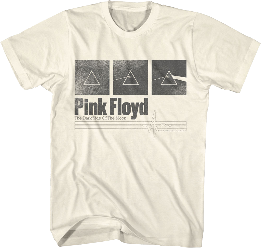 Dark Side of the Moon Prisms Pink Floyd T-Shirt product image 1