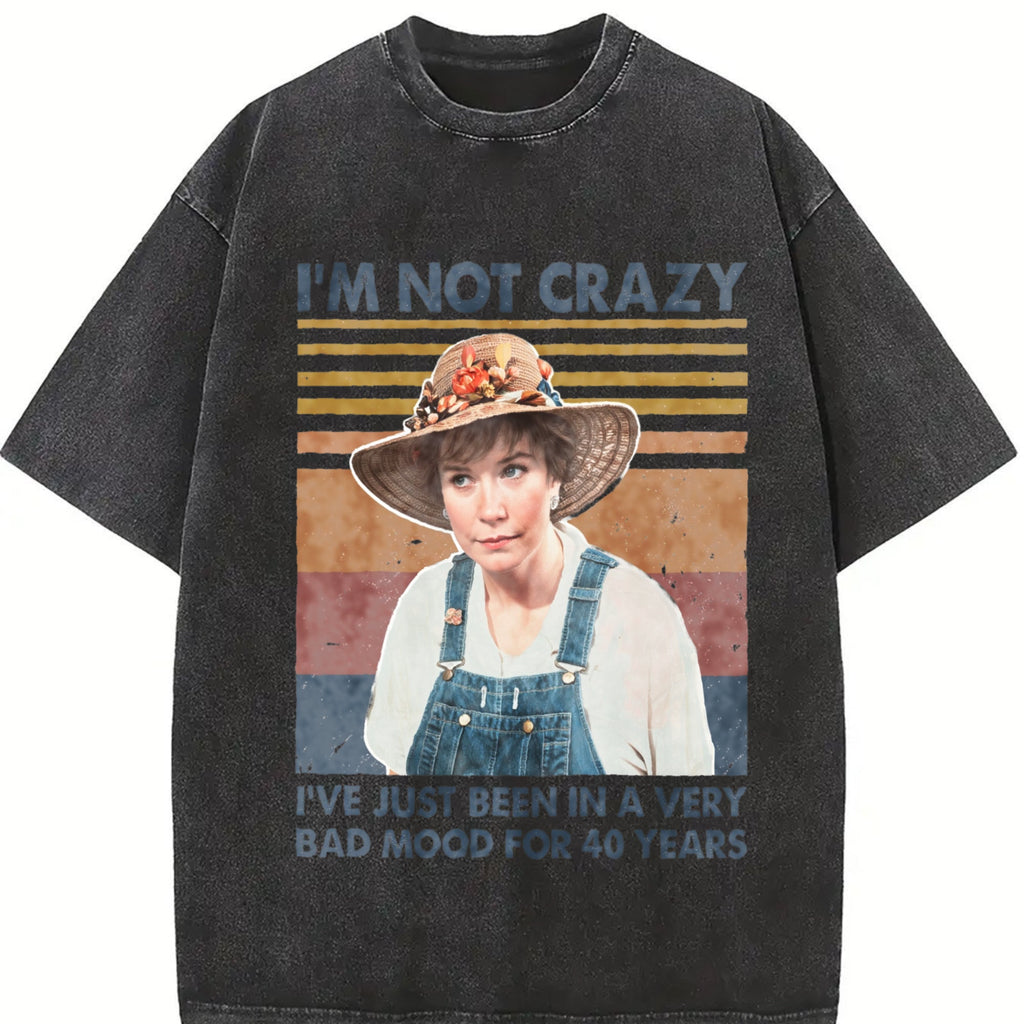 I'm Not Crazy - With Blue Lettering & Striped Vintage product image 2
