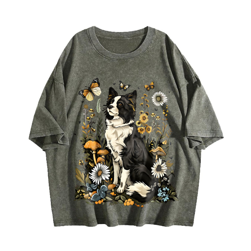 Dog - With Cute Puppy & Canine Vintage Washed T-Shirt product image 4