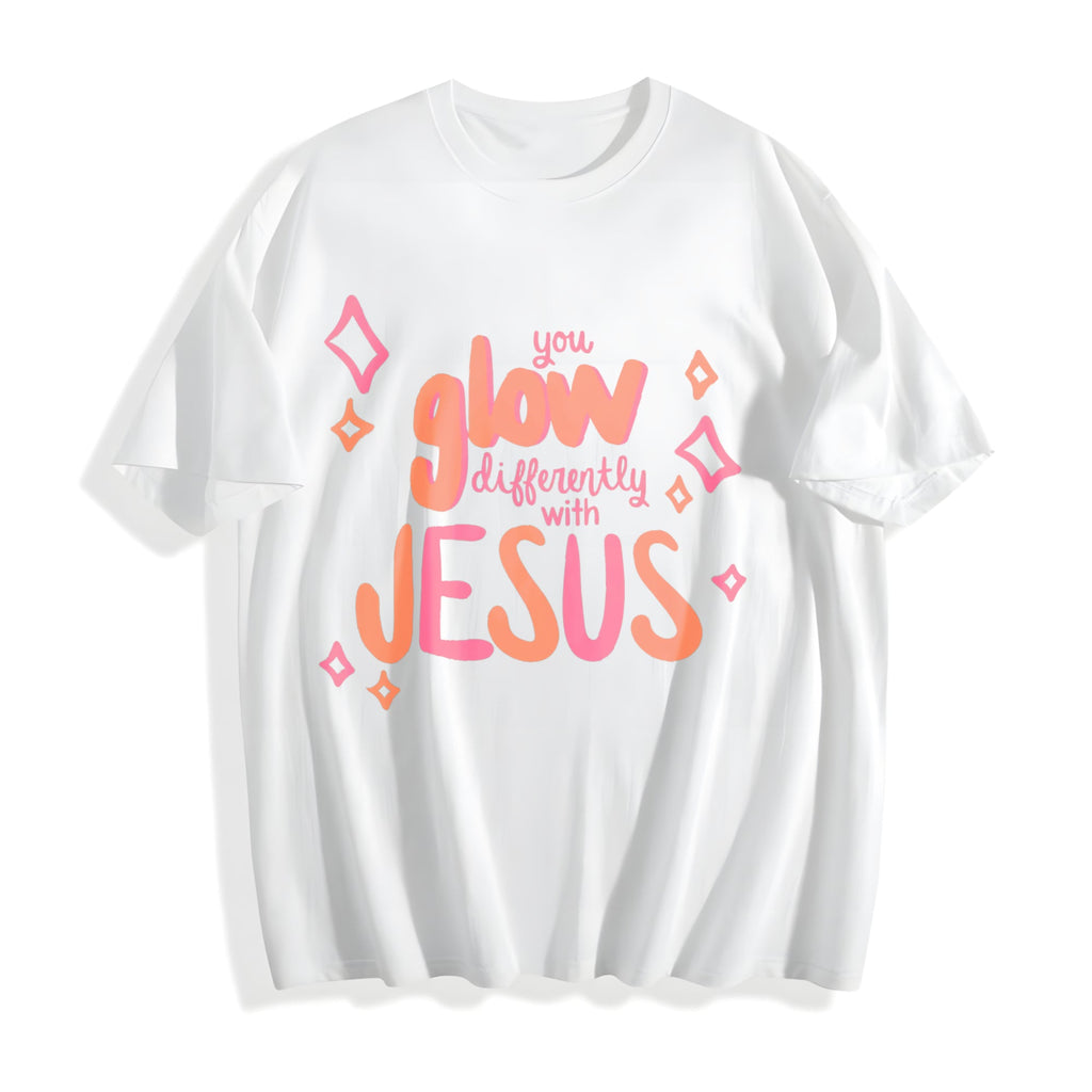 Inspirational Bible Verse With Walk Cotton T-Shirt product image 2