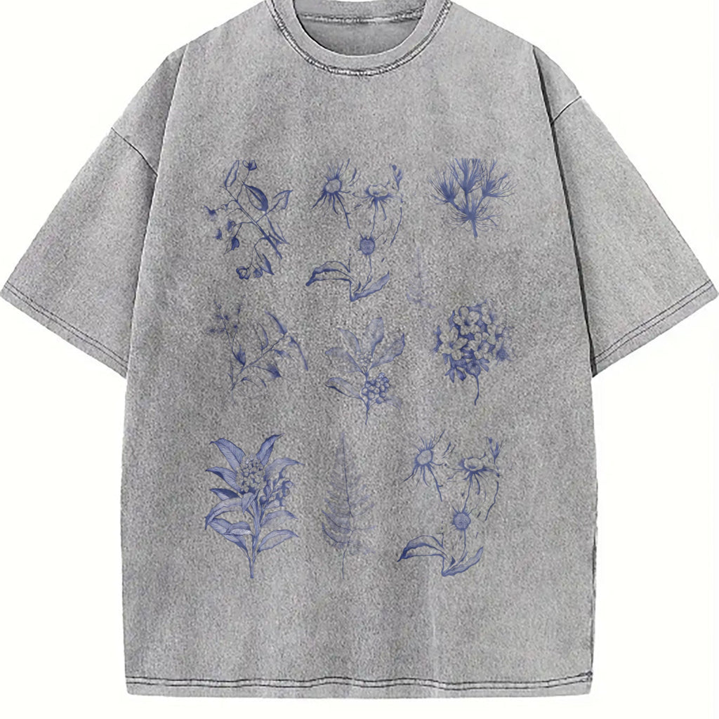 90s Botanical Vintage Washed T-Shirt product image 5