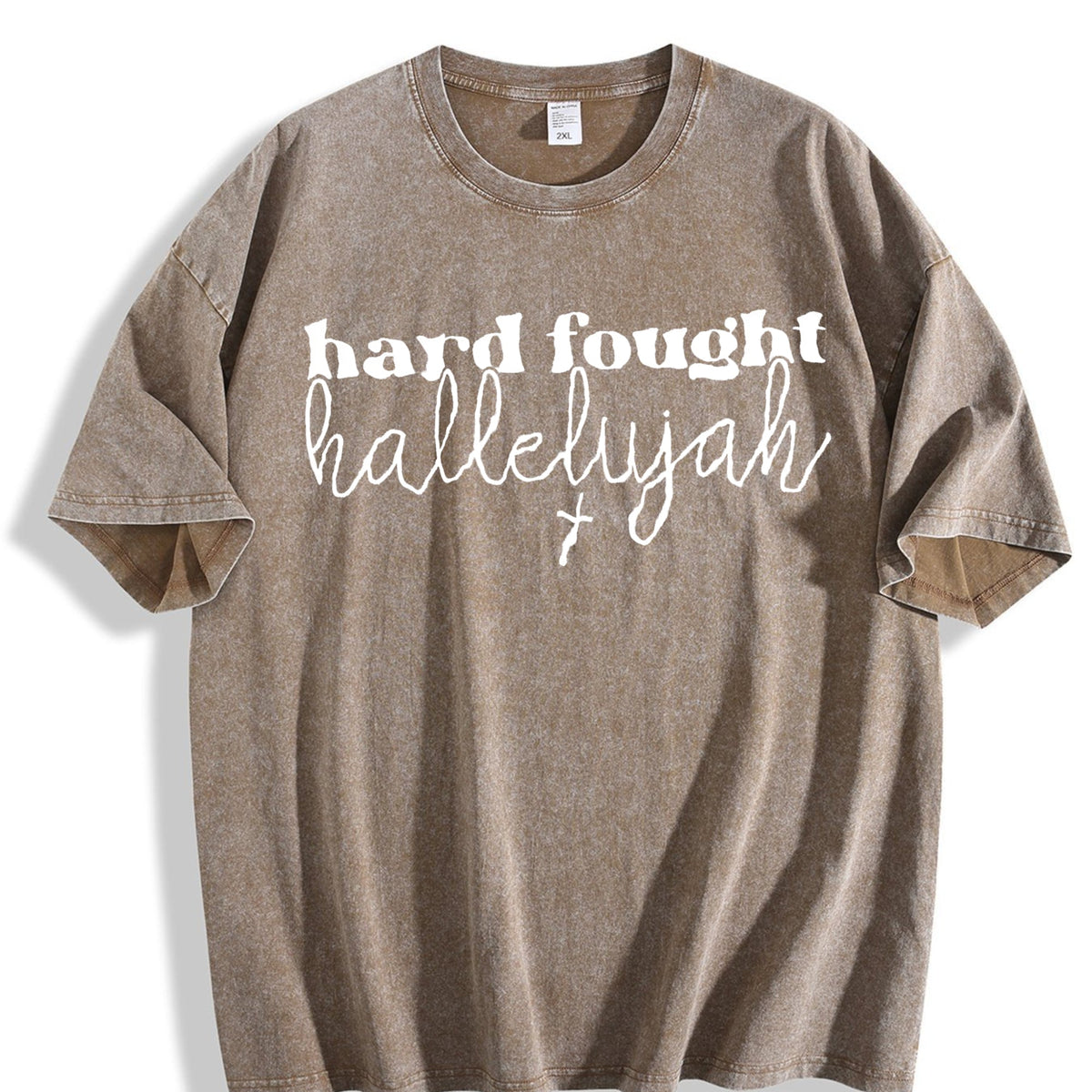 Christian Prayer 1xl-5xl - Coral Pink With White Faith product image 3