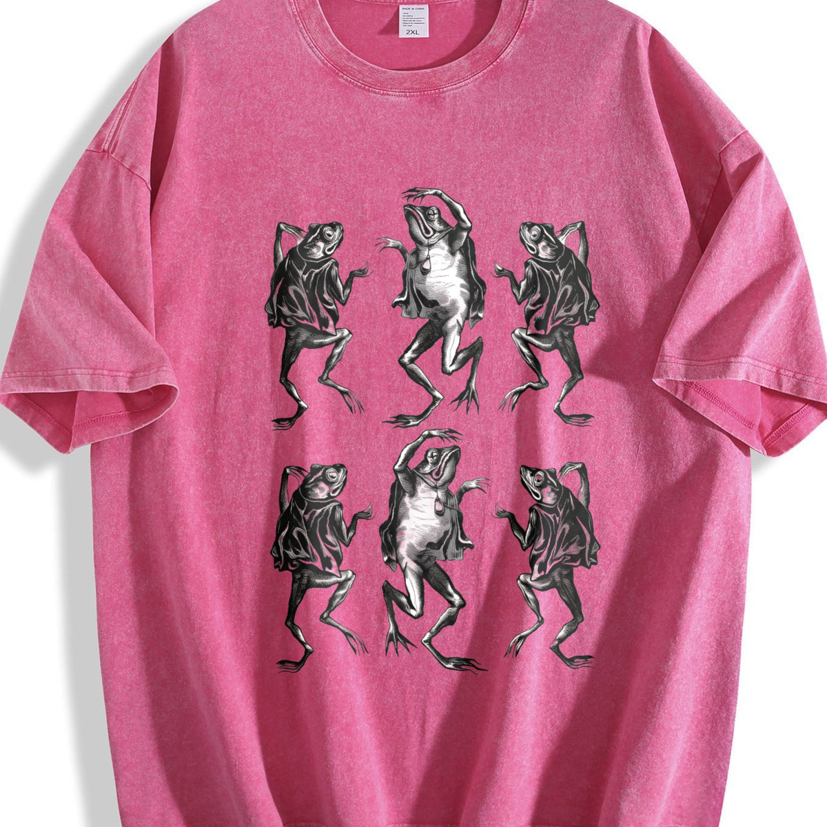 Dancing Frog 90s Tattoo Vintage Washed T-Shirt product image 7