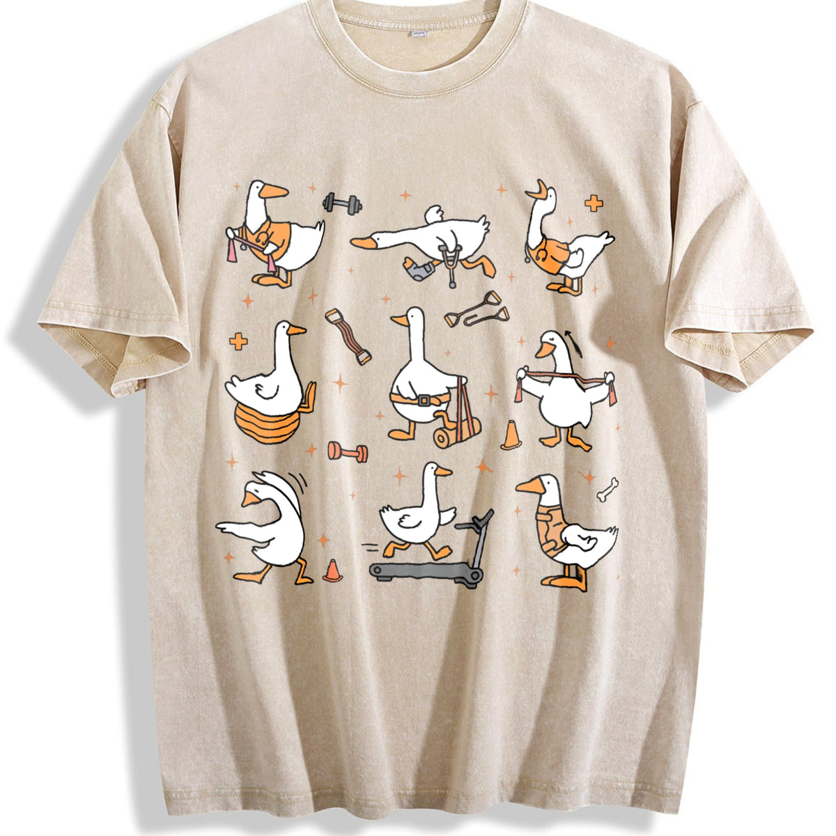 Silly Goose Physical Therapy Vintage Washed T-Shirt product image 1