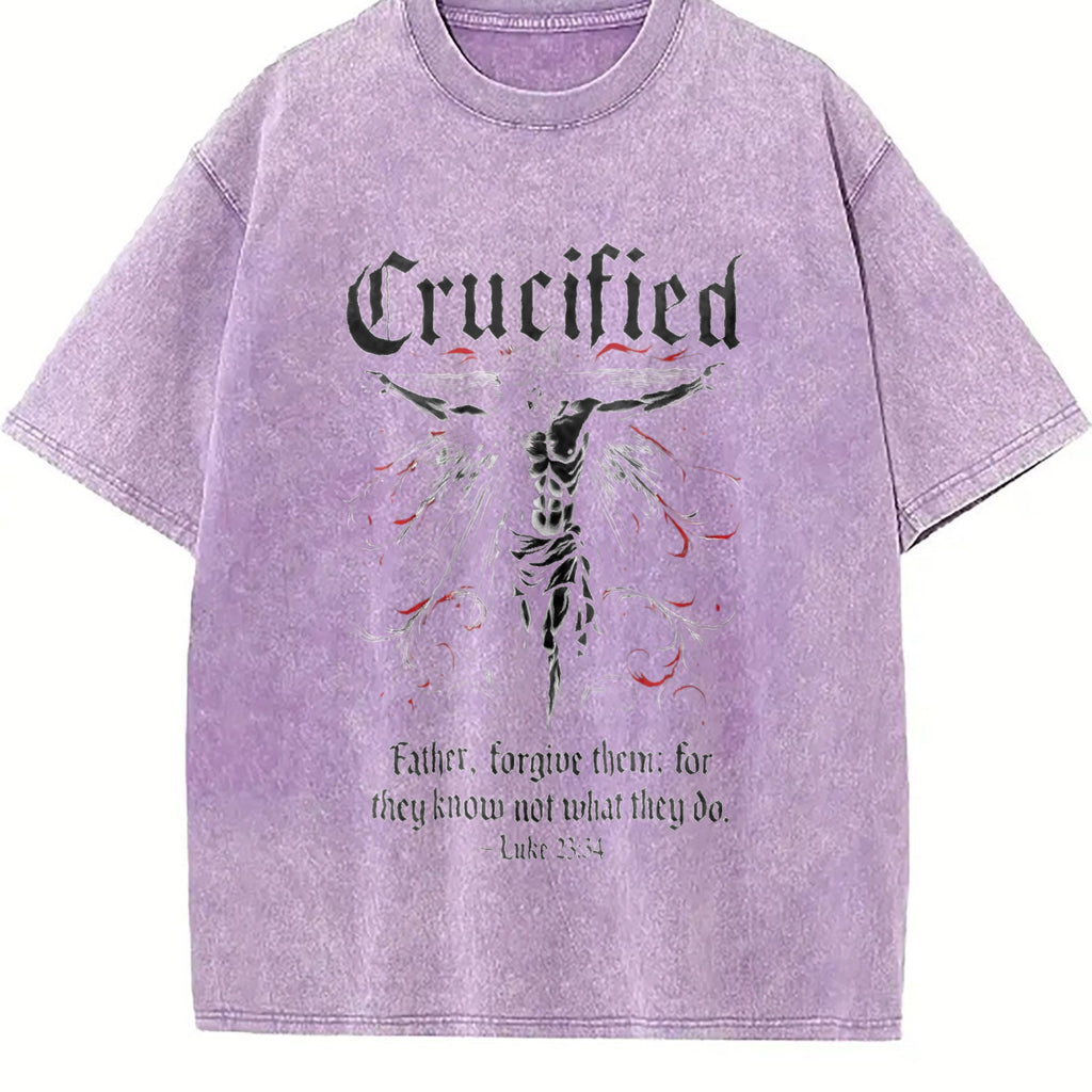 Crucified 90s Vintage Washed T-Shirt product image 6