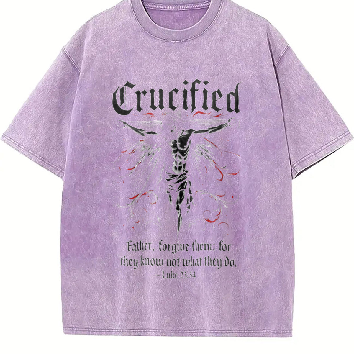 Crucified 90s Vintage Washed T-Shirt product image 6