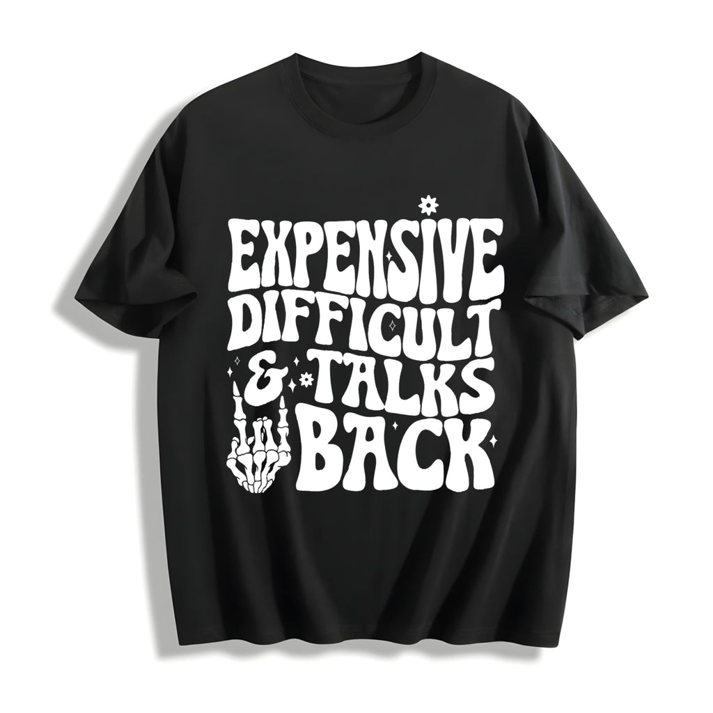Expensive Difficult And Talks Back Slogan Skeleton Hand product image 1