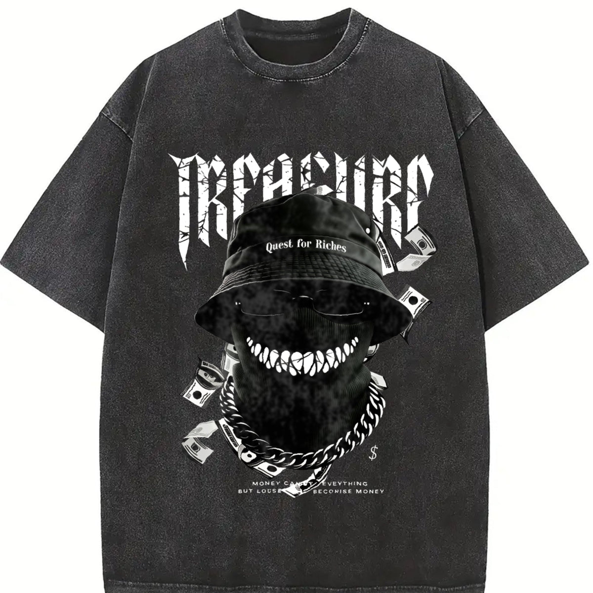 Short-sleeved Vintage Washed T-Shirt product image 2