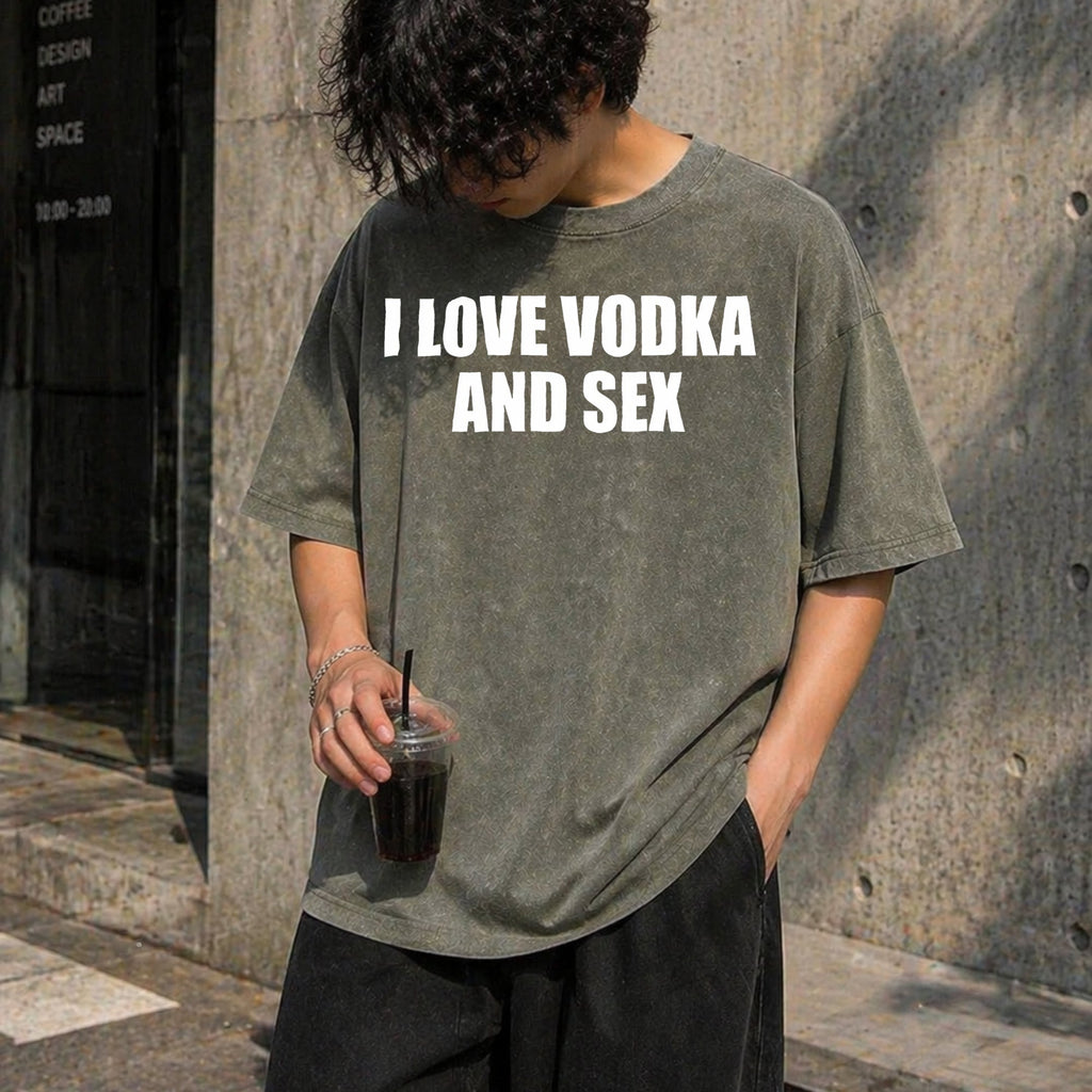 I Love Vodka And Sex Y2K Iconic Funny Meme Club Party product image 4