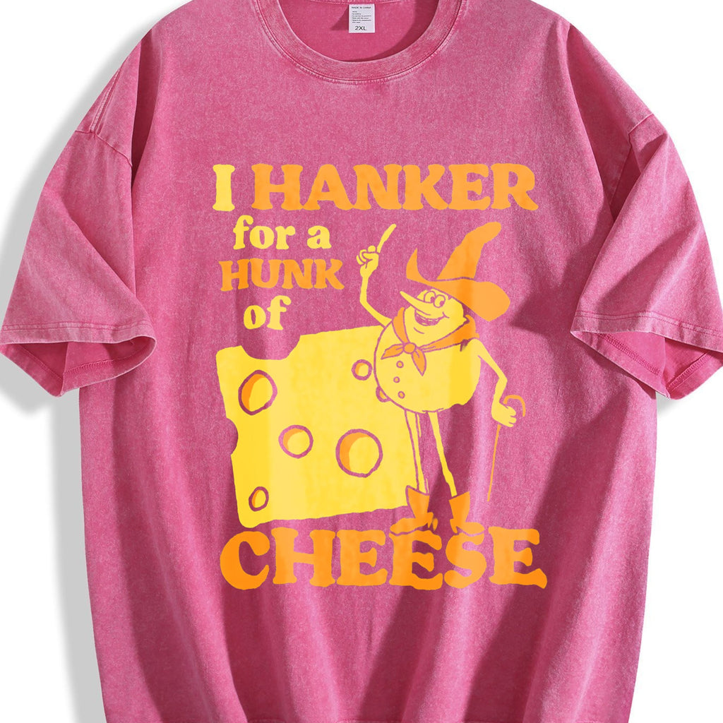 Funny Cheese Meme Vintage Washed T-Shirt product image 5