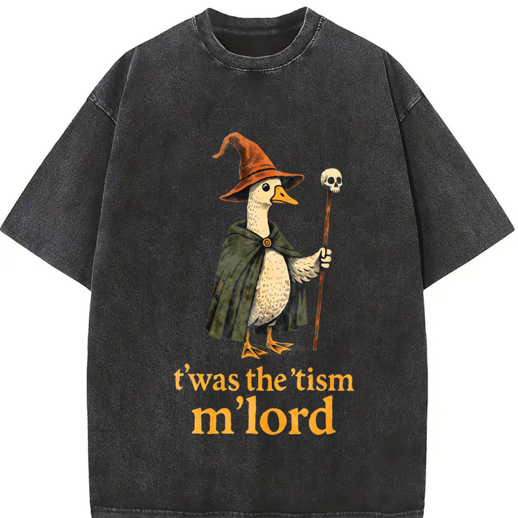 Funny Meme Twas The Tism M Lord Silly Goose T Vintage product image 2