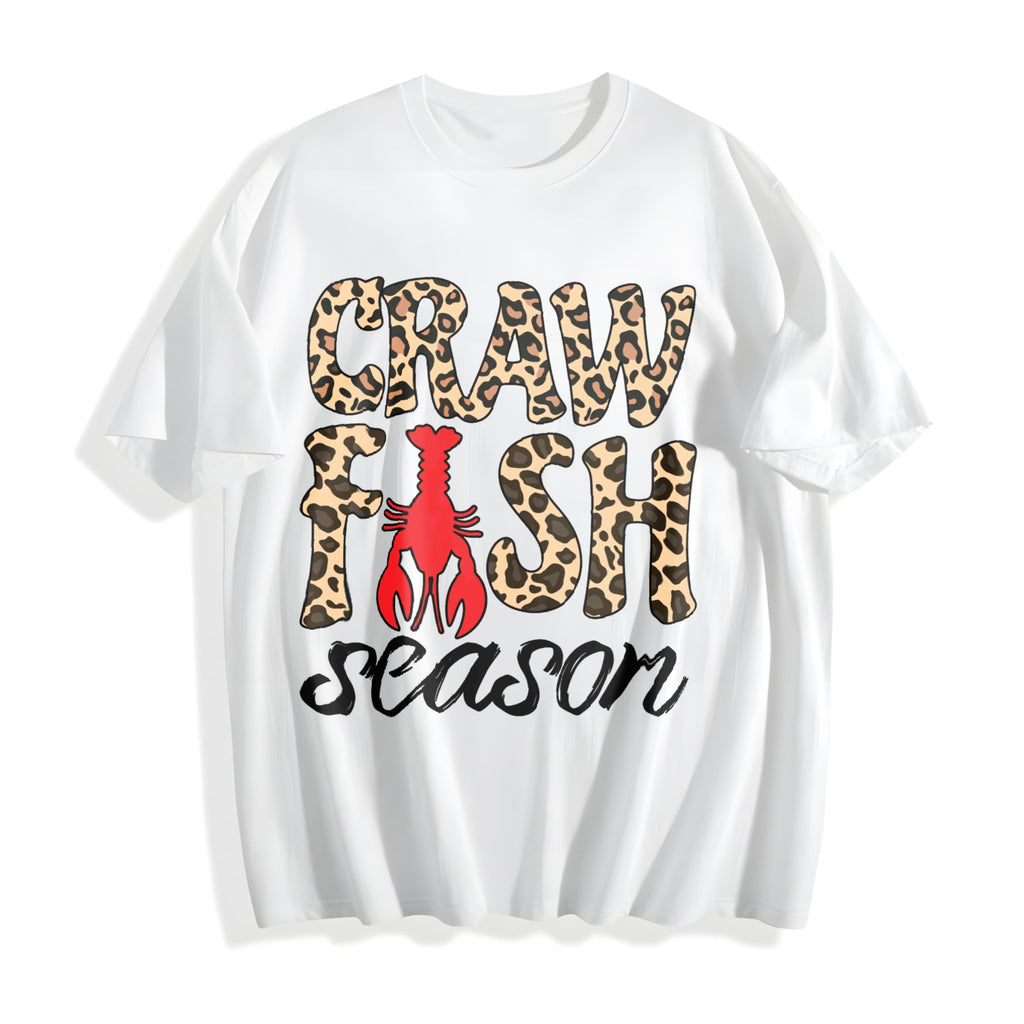 Leopard Crawfish Season Cotton T-Shirt product image 2
