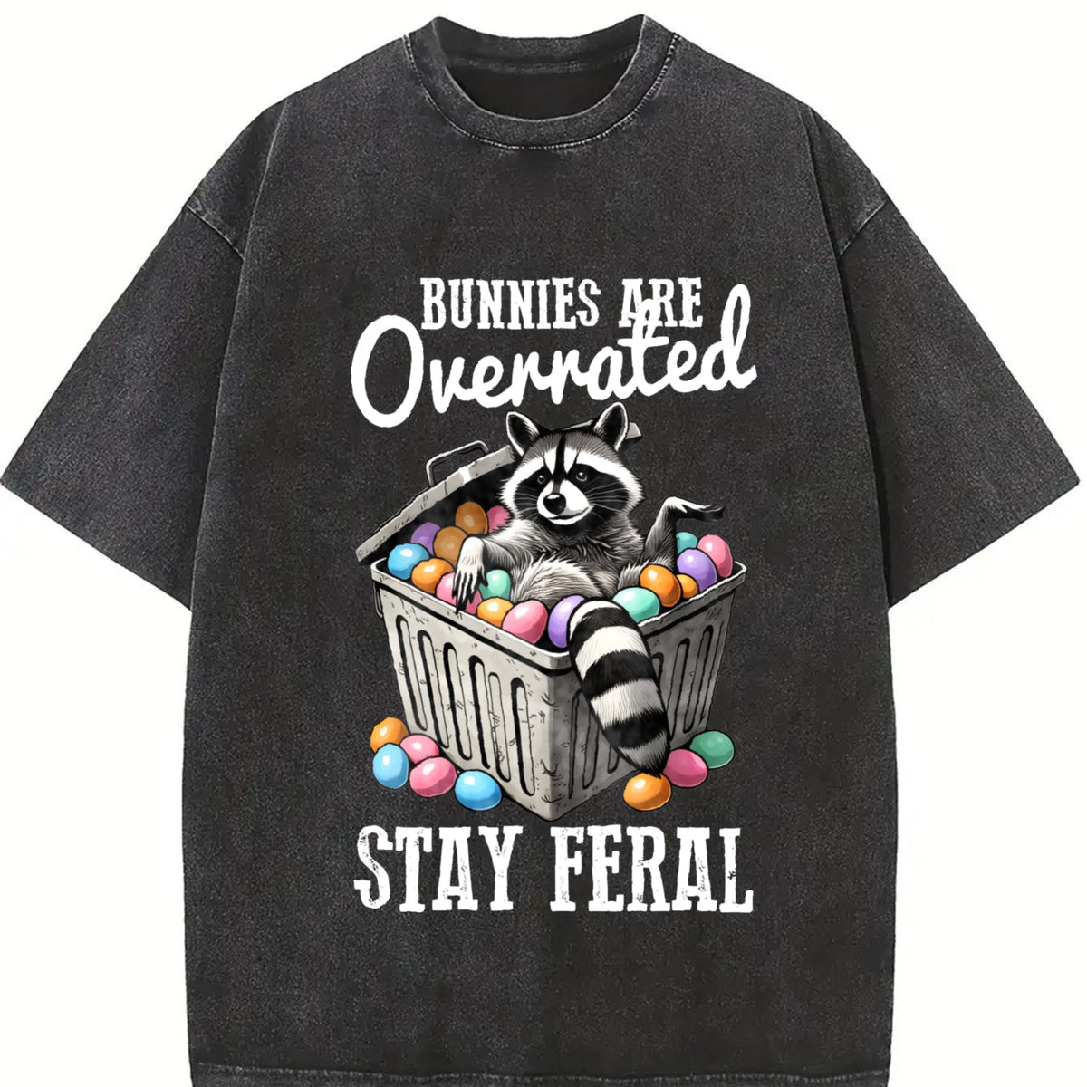 Funny Easter Vintage Washed T-Shirt product image 2