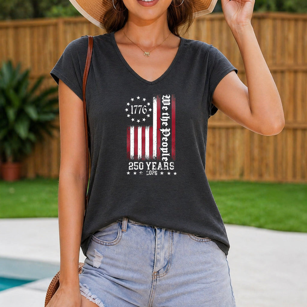 Letter Anime Women's V-Neck Tank Top